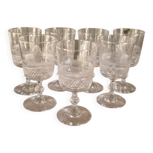7 Verres à Vin blanc