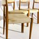 Suite of 4 vintage Italian style chairs