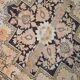 Handmade antique Persian Sarouk Farahan 3.4' x 5.3' (103cm x 161cm) 1880s - 1B733