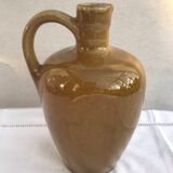 Old Bottle - Anse Ceramics Enamelled Brown Brown 70s Vintage