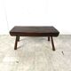 Solid wooden brutalist coffee table, 1960s