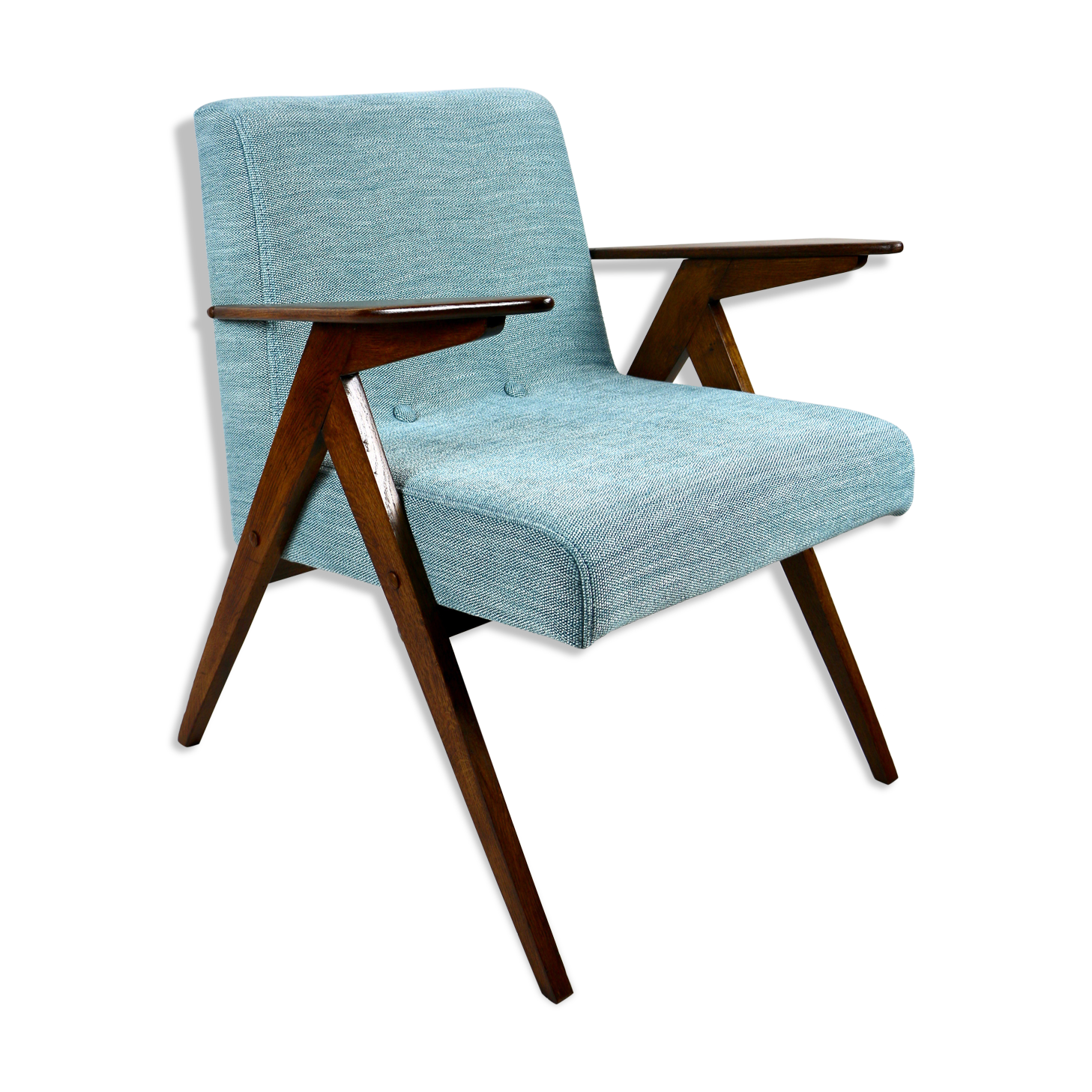 Fauteuil Bunny de Józef Chierowski, années 1970