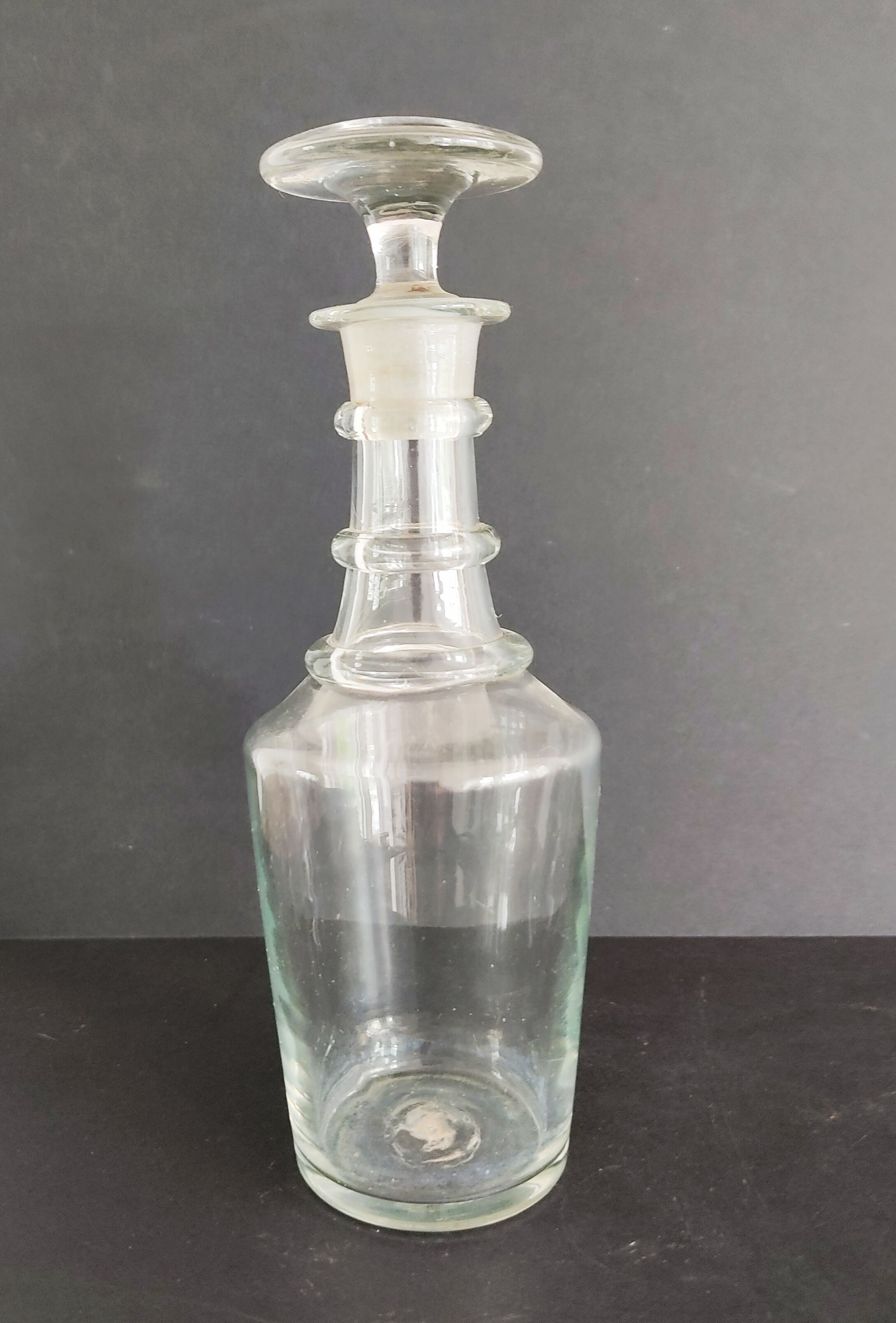 Glass carafe blown around 1900