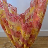 Vintage lamp Marie Stuart "Laces" – Resin & marble – 1970s