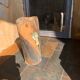 Sculptural stoneware vase — French studio pottery, 1960s/70s