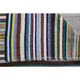 Tapis turc Oushak fait main en laine et coton multicolore, années 1970