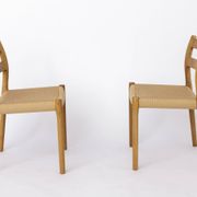 Niels Otto Møller Model 84 Dining Chairs Set of 4, Oak, 1970s Danish