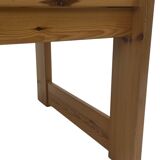 Vintage coffee table pinewood minimalist 1970s