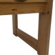 Vintage coffee table pinewood minimalist 1970s
