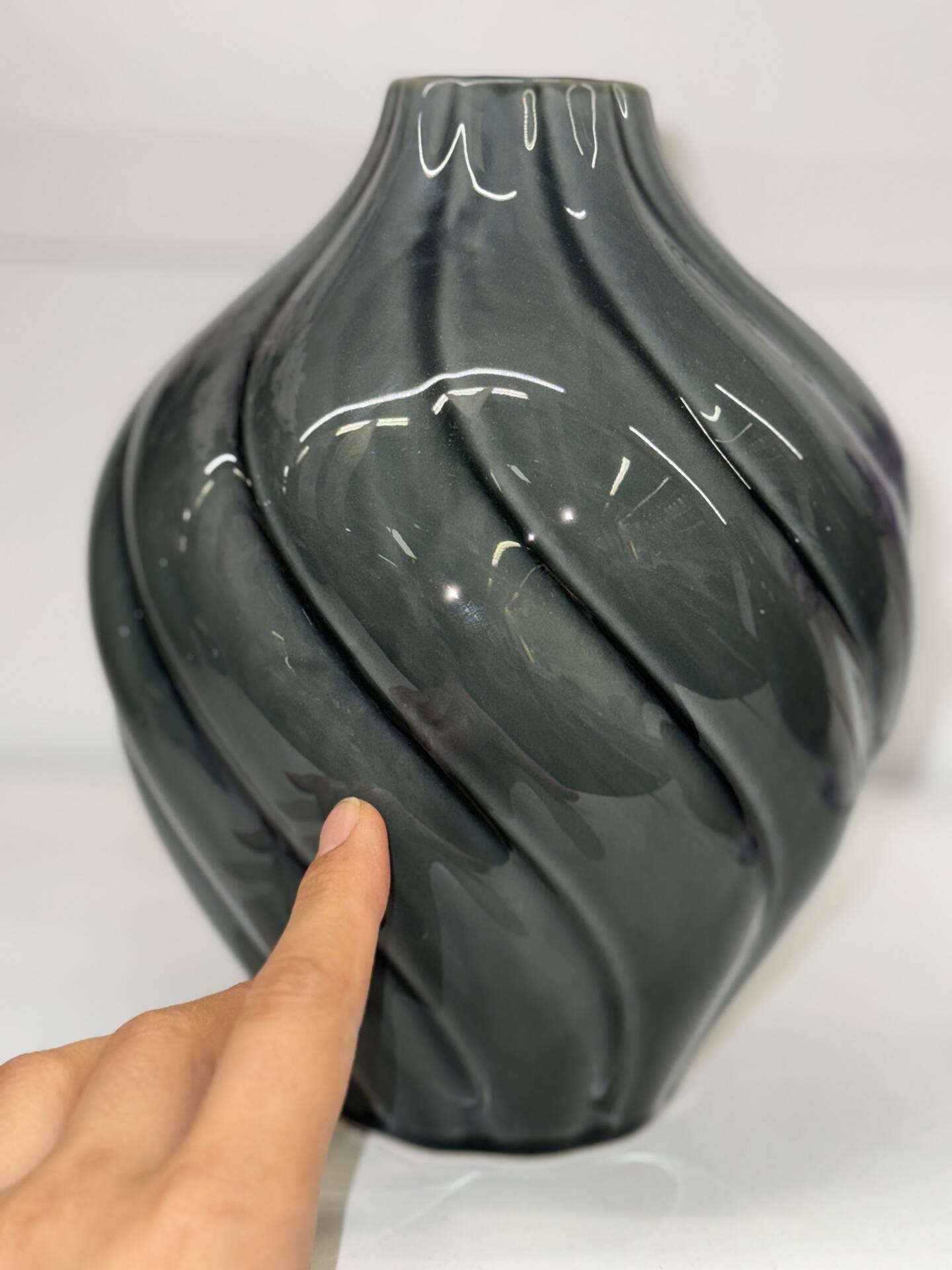 Vase in modern architectural style, built in 1957.