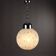 Vintage ceiling light in metal and blown glass, Italy, 1960s-1970s.
