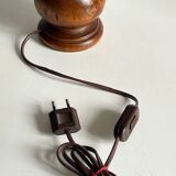 Solid wood vintage country style lamp