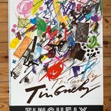 Jean TINGUELY 51925-1991) Large Original Poster Palais des Beaux-Arts, Brussels, 1982