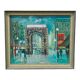 Peinture moderne suédoise de Jack Eichborn huile sur toile, années 1960