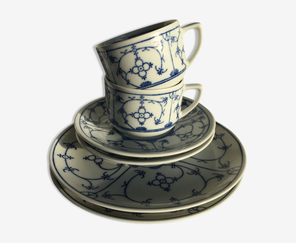 Petit déjeuner tête à tête en porcelaine Winterling Schwarzenbach Bavaria