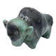 Ceramic bison by Kurt Tschorner