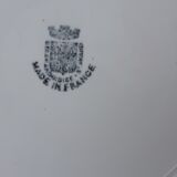 Round dish Saint amand, early XXth