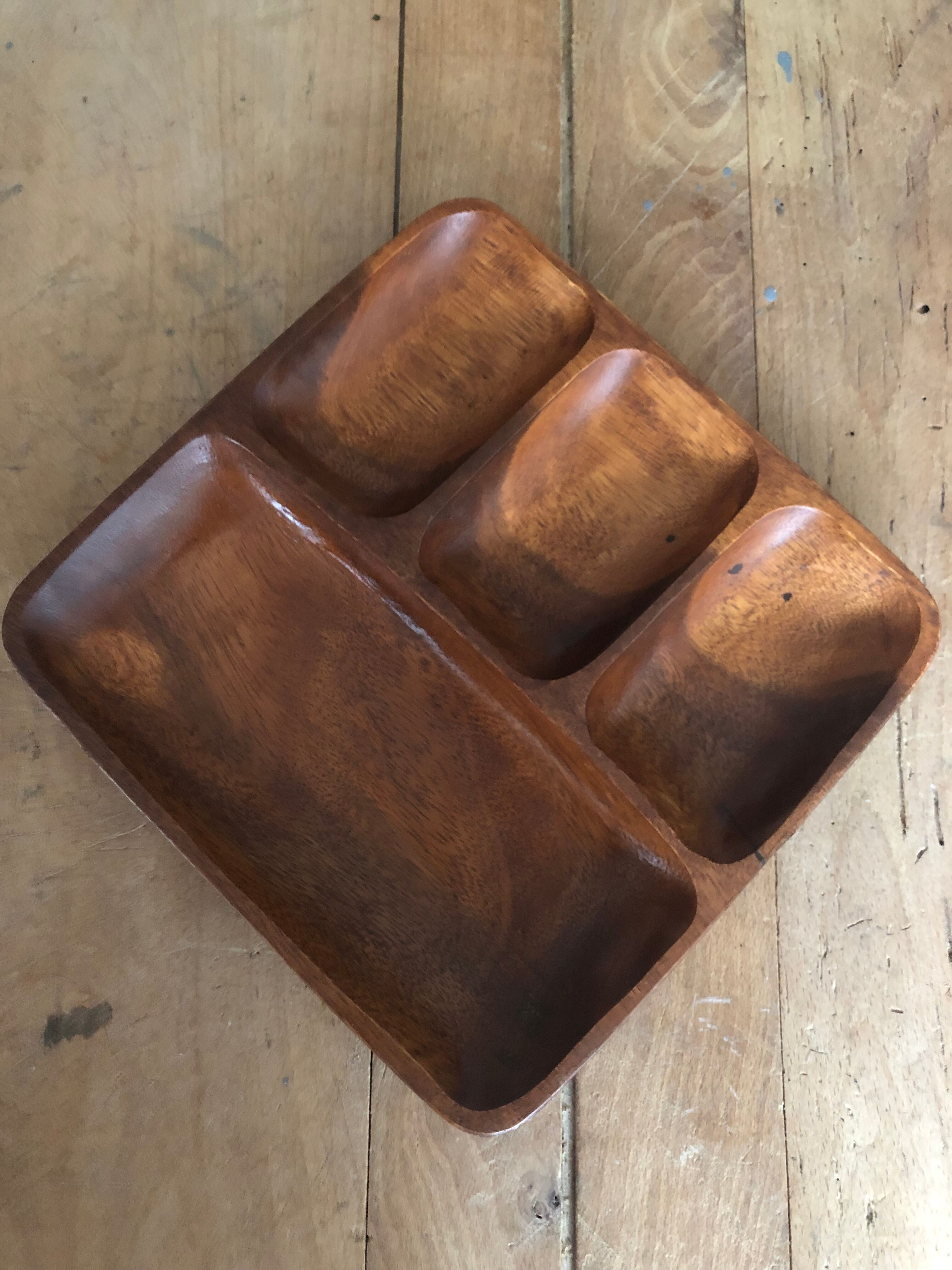 Empty vintage wood pocket