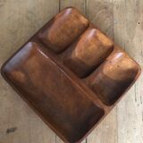 Empty vintage wood pocket