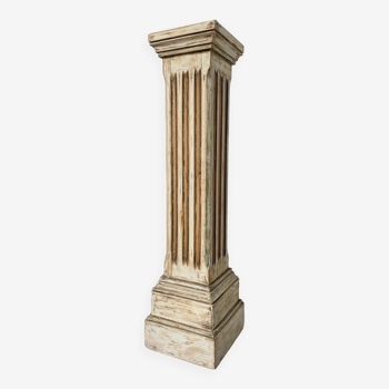 Wooden pedestal column 1900