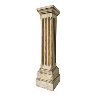 Wooden pedestal column 1900