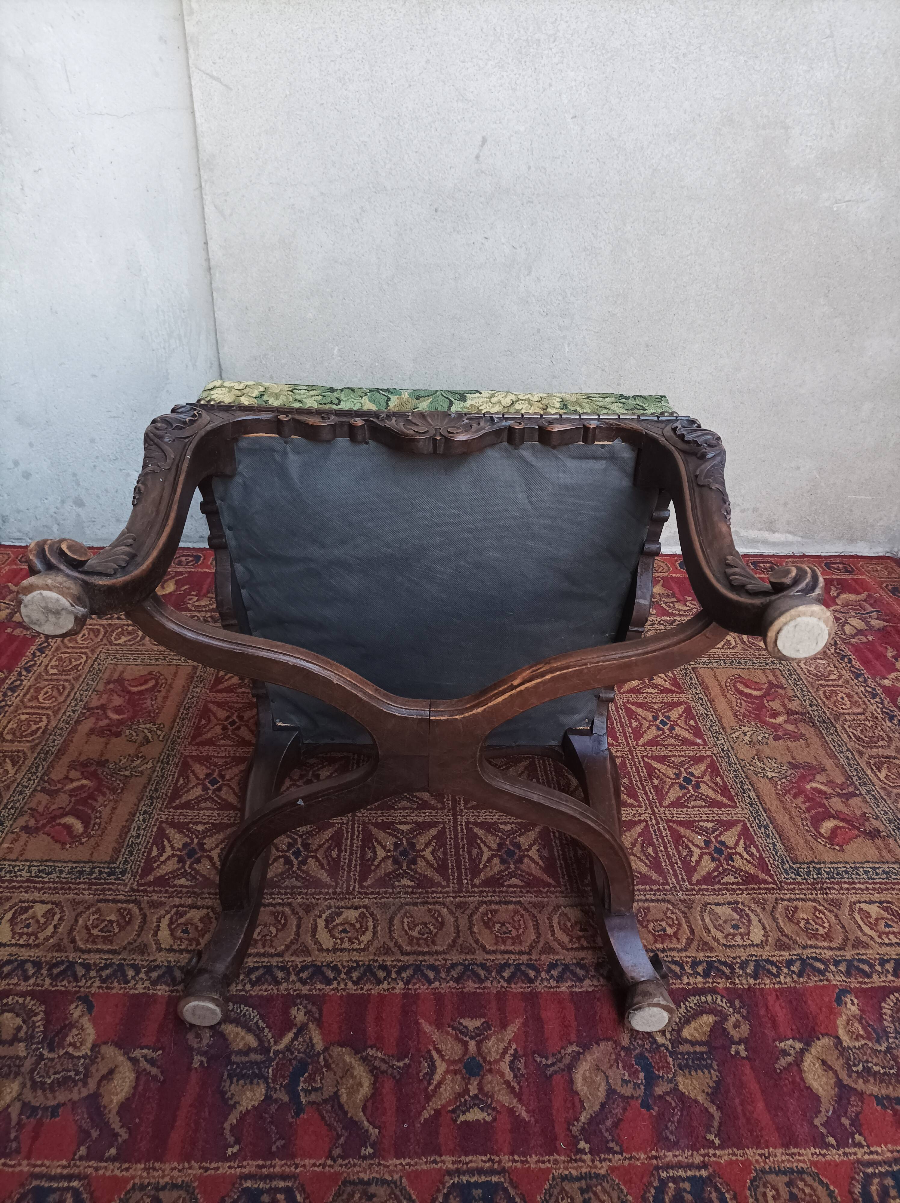 Louis XV chair in walnut 19th