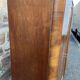 Mid-century art-deco library display case vintage 1950 burl walnut