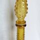 Carafe Empoli Italy Genie bottle in amber glass