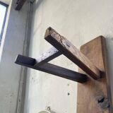 Solid walnut bench 230 cm