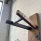 Banc en noyer massif 230 cm