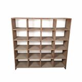 Solid wood workshop cabinet with compartments