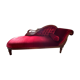 Red velvet daybed