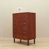 Commode en teck, design danois, années 1970, production : Danemark