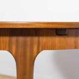 Mid Century Round Extendable Dining Table from McIntosh, 1960s