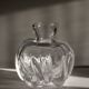 Lars Hellsten Large 1970s Full Lead Crystal Glass Vase