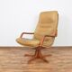 Mid-Century Office Chair with Ottoman from Berg Furniture, 1970s