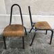 Duo of children's chairs