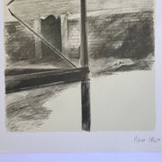 Pierre skira, docks, 1978. lithographie originale signée au crayon