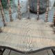 Pair of English captain's armchairs