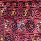 Old Turkmen bukhara handmade handmade wool rug 120x164 cm