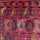 Old Turkmen bukhara handmade handmade wool rug 120x164 cm