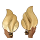 Pair of Swedish Mid-Century Brass Wall Sconces