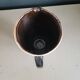 Vintage black and white diabolo pitcher