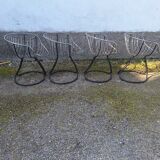 Série de 4 fauteuils "Pan Am"