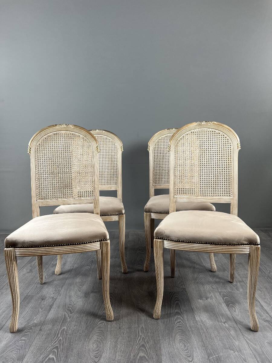 Set of four chairs, 20th Century