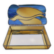 1950s stained glass jewelry box