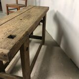 Old workbench in raw solid oak 1920