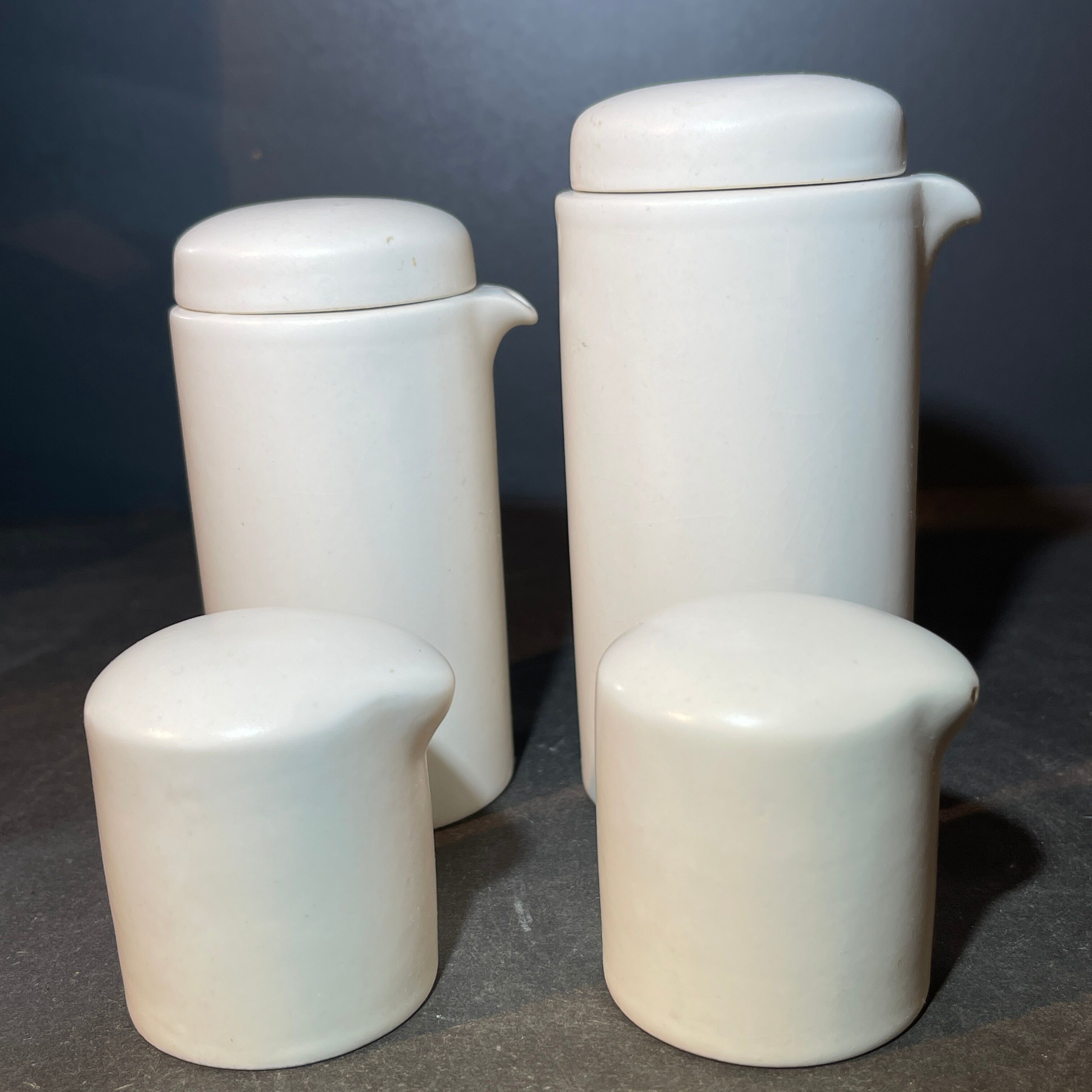 Vintage table service franco pozzi gresline, ceramic italian design 1960