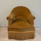 Fauteuil crapaud jaune