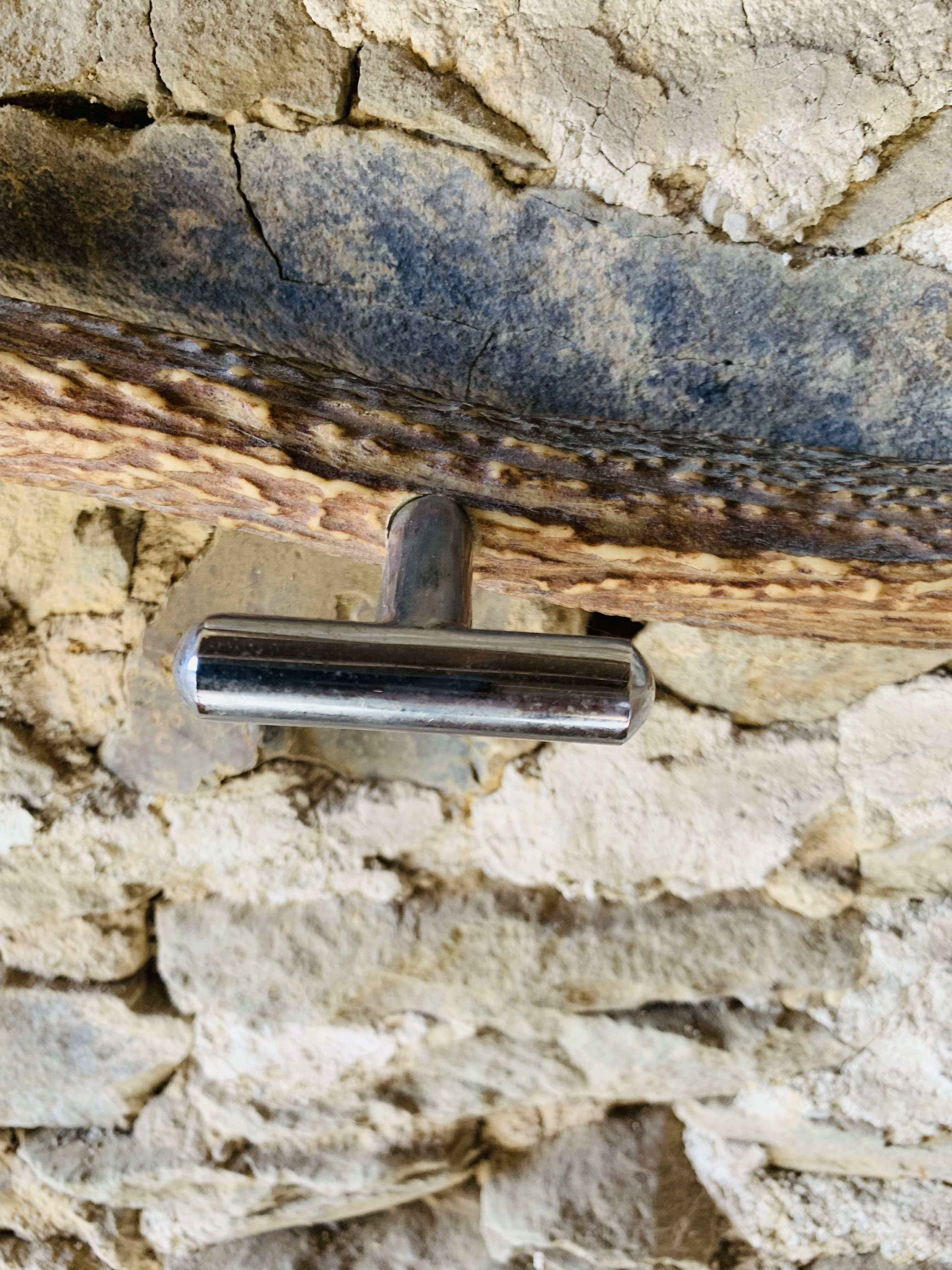 Deer antler coat rack 3 hooks